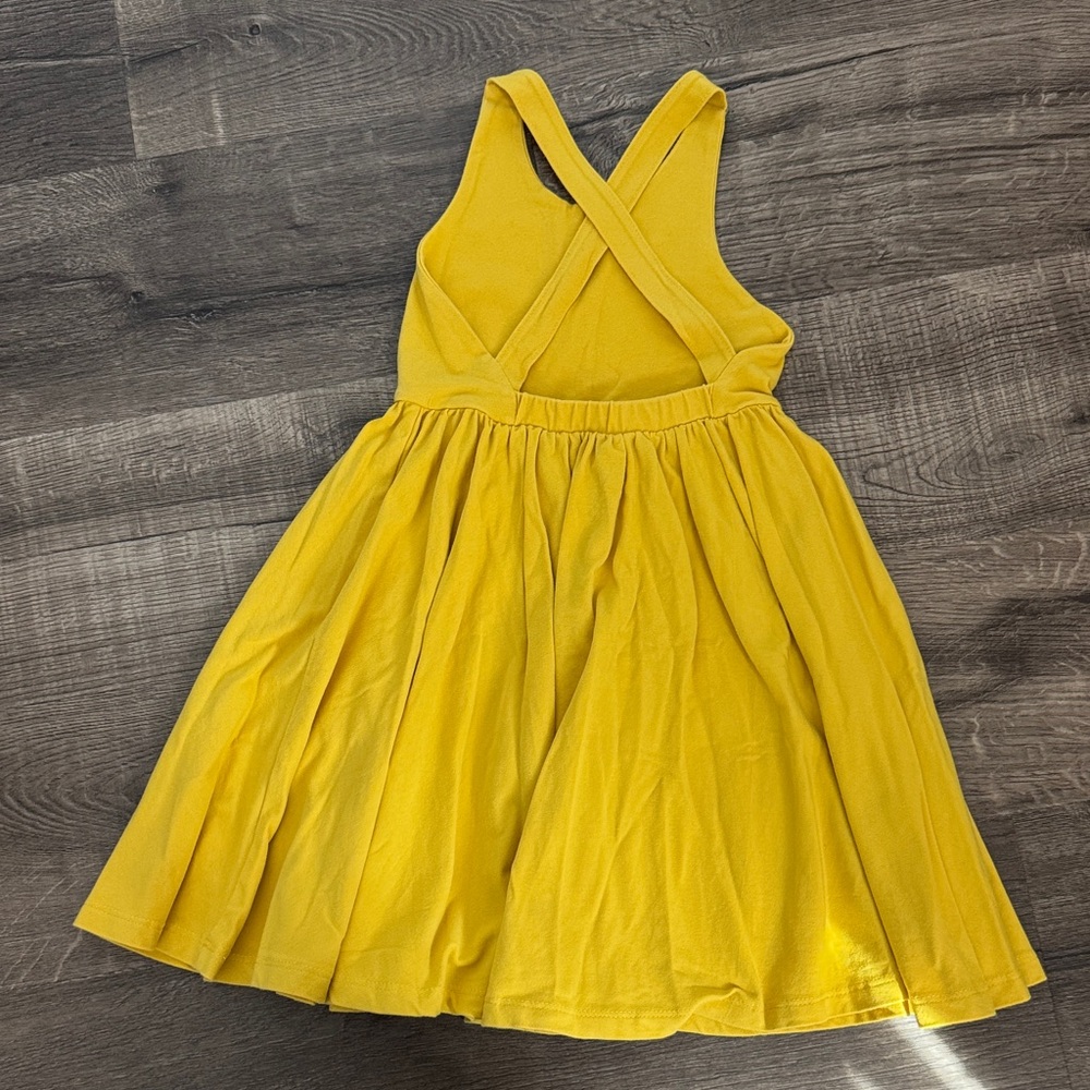 Alice+Ames pinafore dress size 6 marigold yellow - Picture 3 of 8
